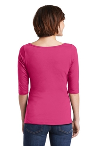 DM107L - District Women's Perfect Weight 3/4 Sleeve Tee