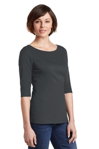 DM107L - District Women's Perfect Weight 3/4 Sleeve Tee