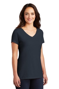 DM1350L - District Women's Perfect Tri V Neck Tee