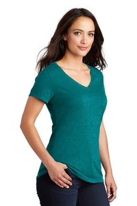 DM1350L - District Women's Perfect Tri V Neck Tee