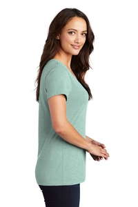DM1350L - District Women's Perfect Tri V Neck Tee