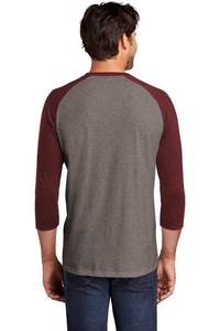 DM136 - District Perfect Tri 3/4 Sleeve Raglan