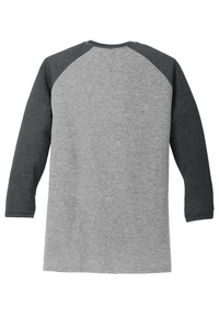 DM136 - District Perfect Tri 3/4 Sleeve Raglan