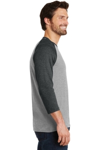DM136 - District Perfect Tri 3/4 Sleeve Raglan