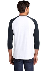 DM136 - District Perfect Tri 3/4 Sleeve Raglan
