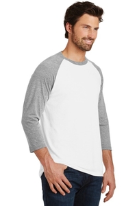 DM136 - District Perfect Tri 3/4 Sleeve Raglan