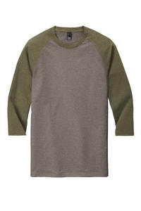 DM136 - District Perfect Tri 3/4 Sleeve Raglan