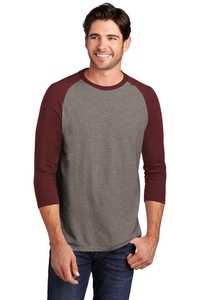 DM136 - District Perfect Tri 3/4 Sleeve Raglan