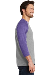 DM136 - District Perfect Tri 3/4 Sleeve Raglan