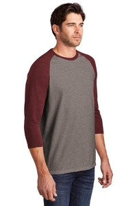 DM136 - District Perfect Tri 3/4 Sleeve Raglan