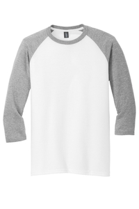 DM136 - District Perfect Tri 3/4 Sleeve Raglan