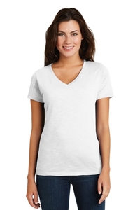 DM3501 - District Women's Super Slub V Neck Tee