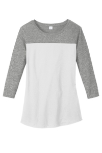 DT2700 - District Women's Rally 3/4 Sleeve Tee