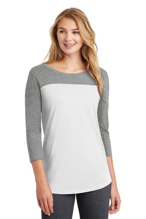 DT2700 - District Women's Rally 3/4 Sleeve Tee