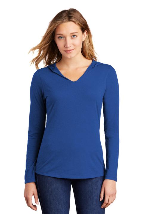 DM139L - District Women's Perfect Tri Long Sleeve Hoodie