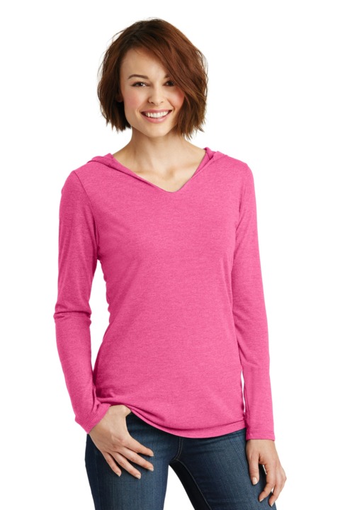 DM139L - District Women's Perfect Tri Long Sleeve Hoodie