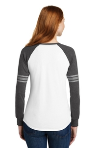 DM477 - District Women's Game Long Sleeve V Neck Tee