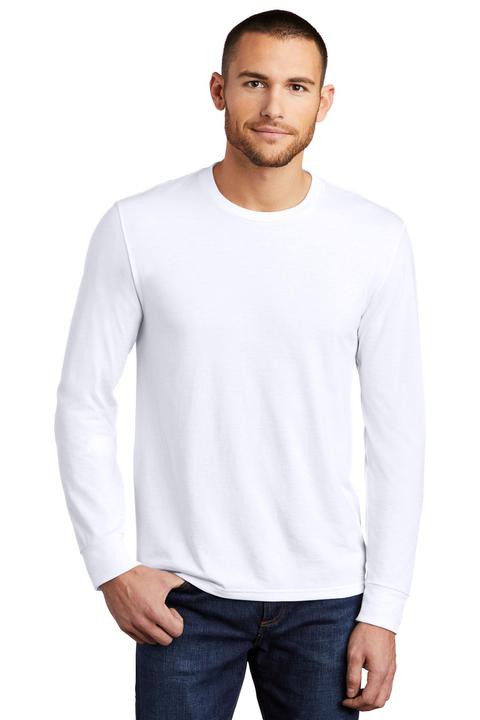DM132 - District Perfect Tri Long Sleeve Tee 