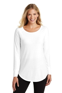 DT132L - District Women's Perfect Tri Long Sleeve Tunic Tee