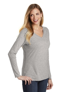 DT6201 - District Women's Very Important Tee Long Sleeve V Neck