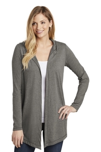 DT156 - District Women's Perfect Tri Blend Hooded Cardigan