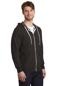DT356 - District Perfect Tri Blend French Terry Full Zip Hoodie
