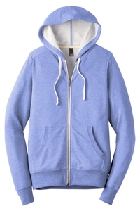 DT356 - District Perfect Tri Blend French Terry Full Zip Hoodie