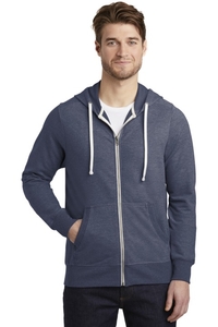 DT356 - District Perfect Tri Blend French Terry Full Zip Hoodie