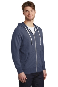 DT356 - District Perfect Tri Blend French Terry Full Zip Hoodie