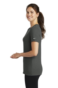 NKBQ5234 - Nike Ladies Dri-FIT Cotton / Poly Scoop Neck Tee