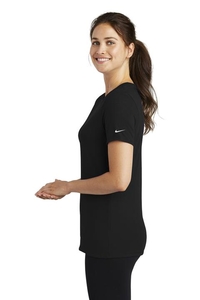 NKBQ5234 - Nike Ladies Dri-FIT Cotton / Poly Scoop Neck Tee