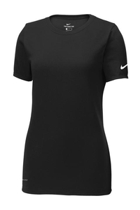 NKBQ5234 - Nike Ladies Dri-FIT Cotton / Poly Scoop Neck Tee