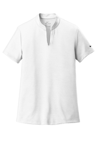 NKAA1848 - Nike Ladies Dri-FIT Hex Textured V Neck Top