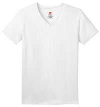 5780 - Hanes Ladies Tagless 100% Cotton V-Neck T-Shirt