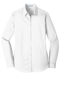 LW100 - Port Authority Ladies Long Sleeve Carefree Poplin Shirt