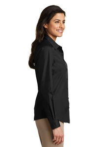 LW100 - Port Authority Ladies Long Sleeve Carefree Poplin Shirt