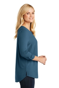 LK5432 - Port Authority Ladies Concept Henley Tunic