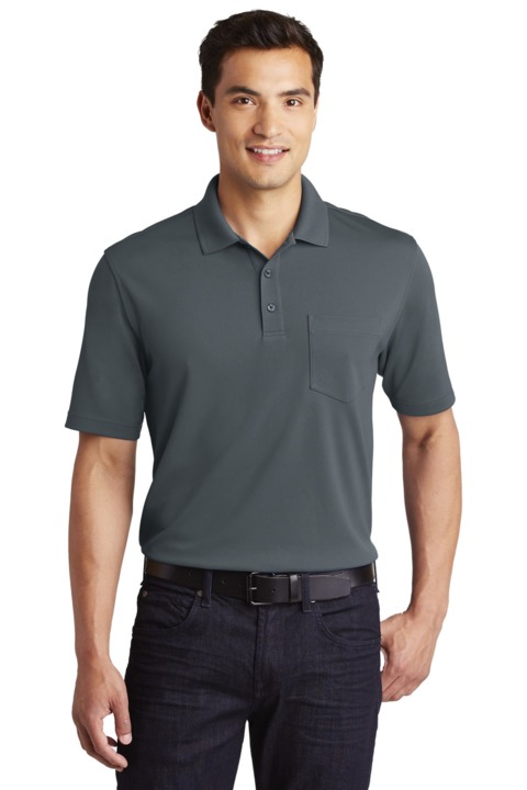 K110P - Port Authority Dry Zone UV Micro Mesh Pocket Polo