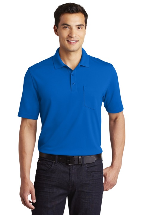 K110P - Port Authority Dry Zone UV Micro Mesh Pocket Polo
