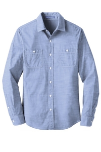 W380 - Port Authority Slub Chambray Shirt