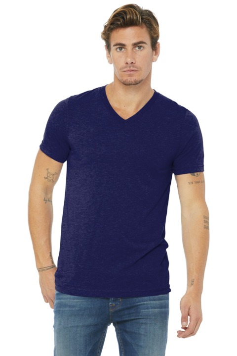BC3415 - BELLA + CANVAS Triblend Short Sleeve V Neck Tee