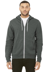 BC3739 - BELLA + CANVAS Unisex Sponge Fleece Full Zip Hoodie