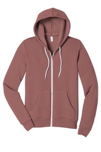 BC3739 - BELLA + CANVAS Unisex Sponge Fleece Full Zip Hoodie