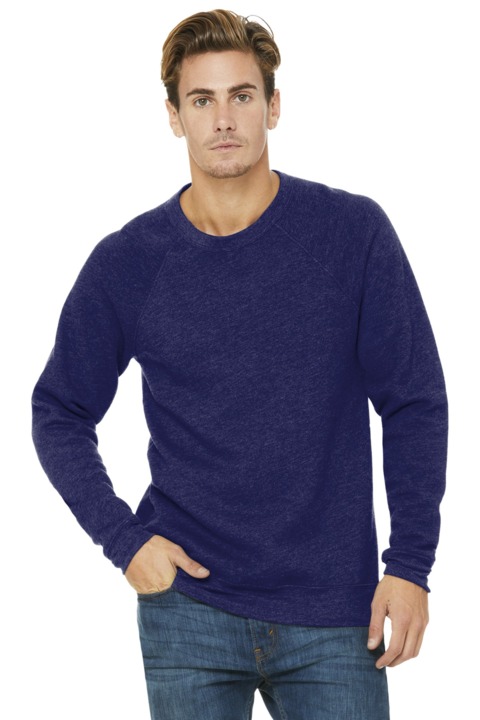BC3901 - BELLA + CANVAS Sponge Fleece Raglan Sweatshirt