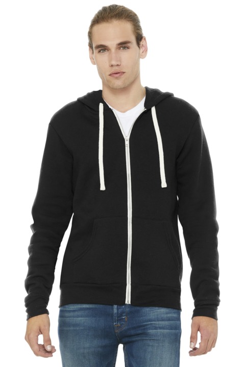 BC3909 - BELLA + CANVAS Triblend Sponge Fleece Full Zip Hoodie