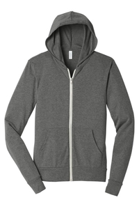 BC3939 - BELLA + CANVAS Triblend Full Zip Lightweight Hoodie
