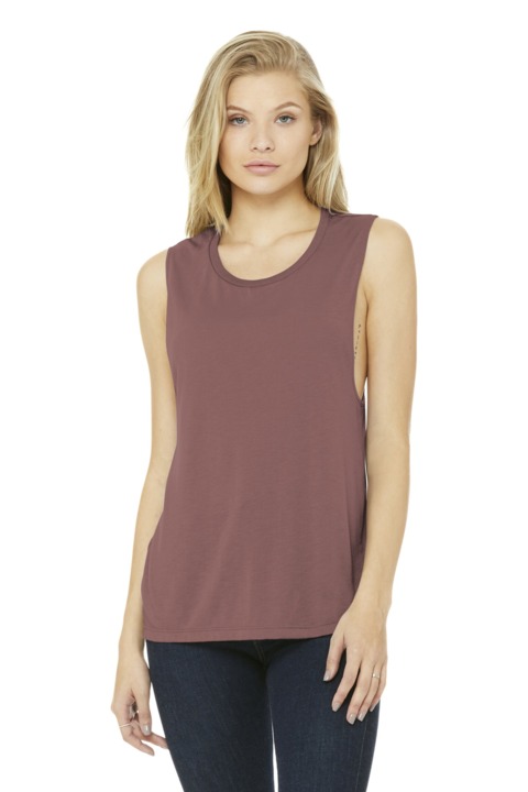 BC8803 - BELLA + CANVAS Women's Flowy Scoop Muscle Tank