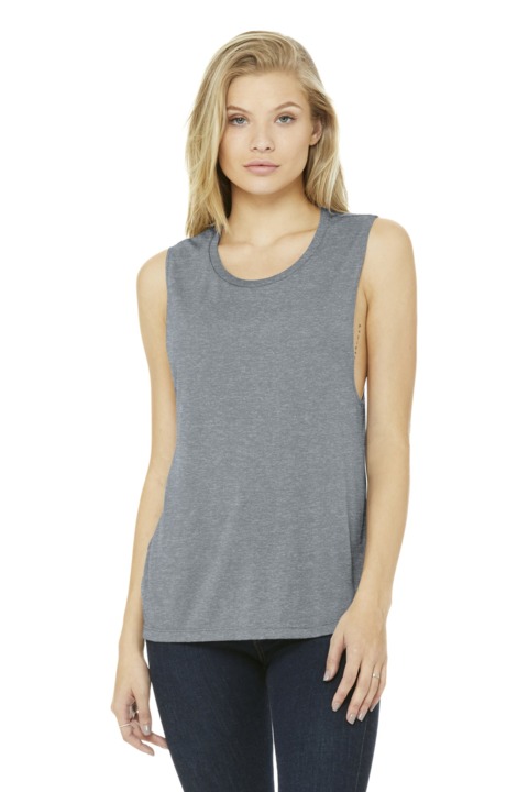 BC8803 - BELLA + CANVAS Women's Flowy Scoop Muscle Tank