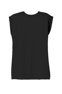 BC8804 - BELLA + CANVAS Women's Flowy Muscle Tee With Rolled Cuffs