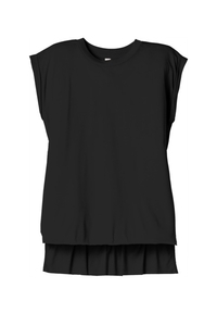 BC8804 - BELLA + CANVAS Women's Flowy Muscle Tee With Rolled Cuffs